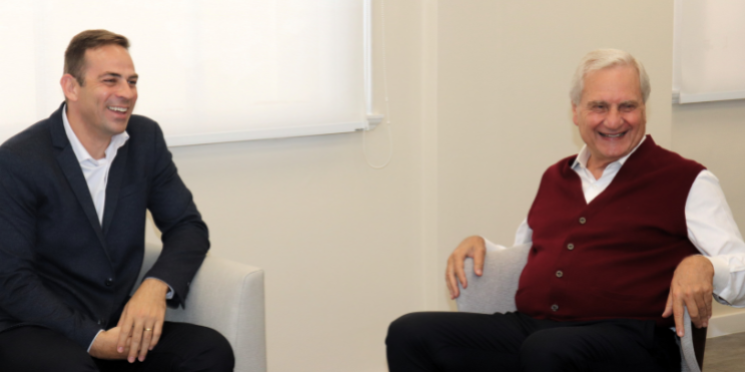 Cotait recebe a visita do presidente da ACIF Florianópolis para debater ações de fortalecimento do sistema de Associações Comerciais