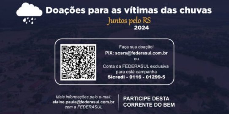 Rede de Associações Comerciais se mobiliza em solidariedade às famílias vítimas das enchentes
